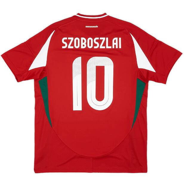 (image for) Szoboszlai #10 Hungary Home Jersey Euro 2024